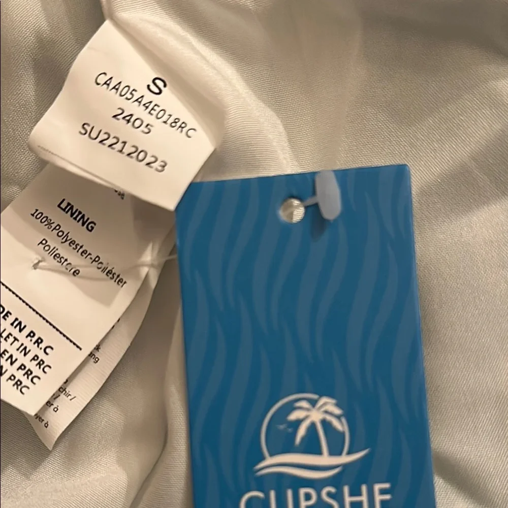 Cupshe Striped Crossover Halterneck Mini Dress NWT - Picture 9 of 13